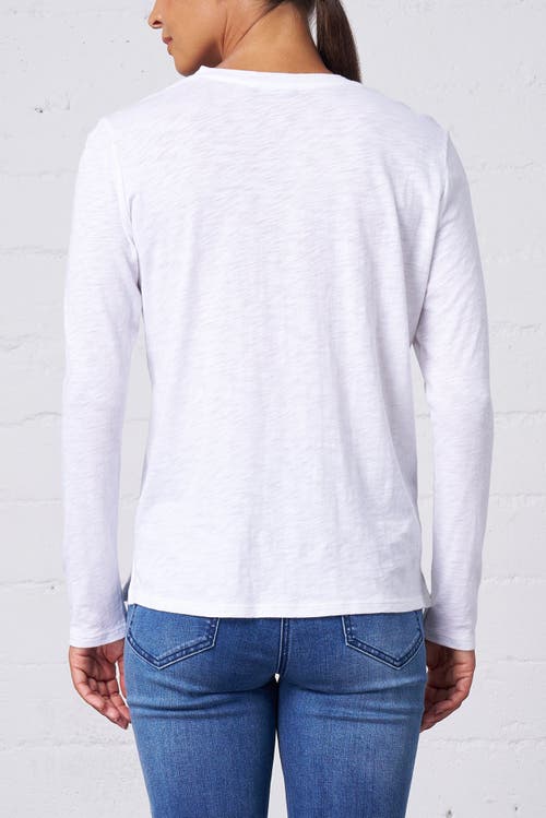 Franne Golde Slub Jersey Long Sleeve Tee