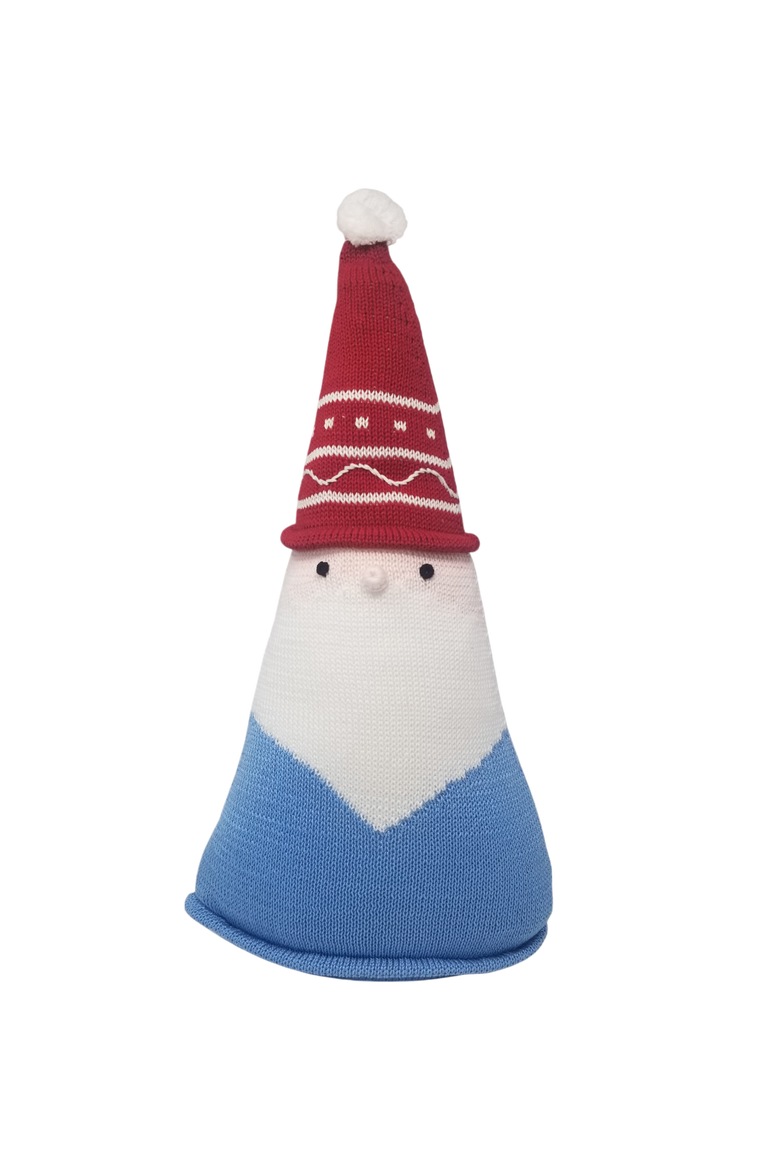 Santa Cone Pillow, 15" - Blue, Main, color, Blue