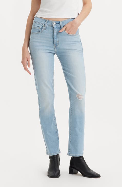 724™ High Waist Straight Leg Jeans (Cut It Close)