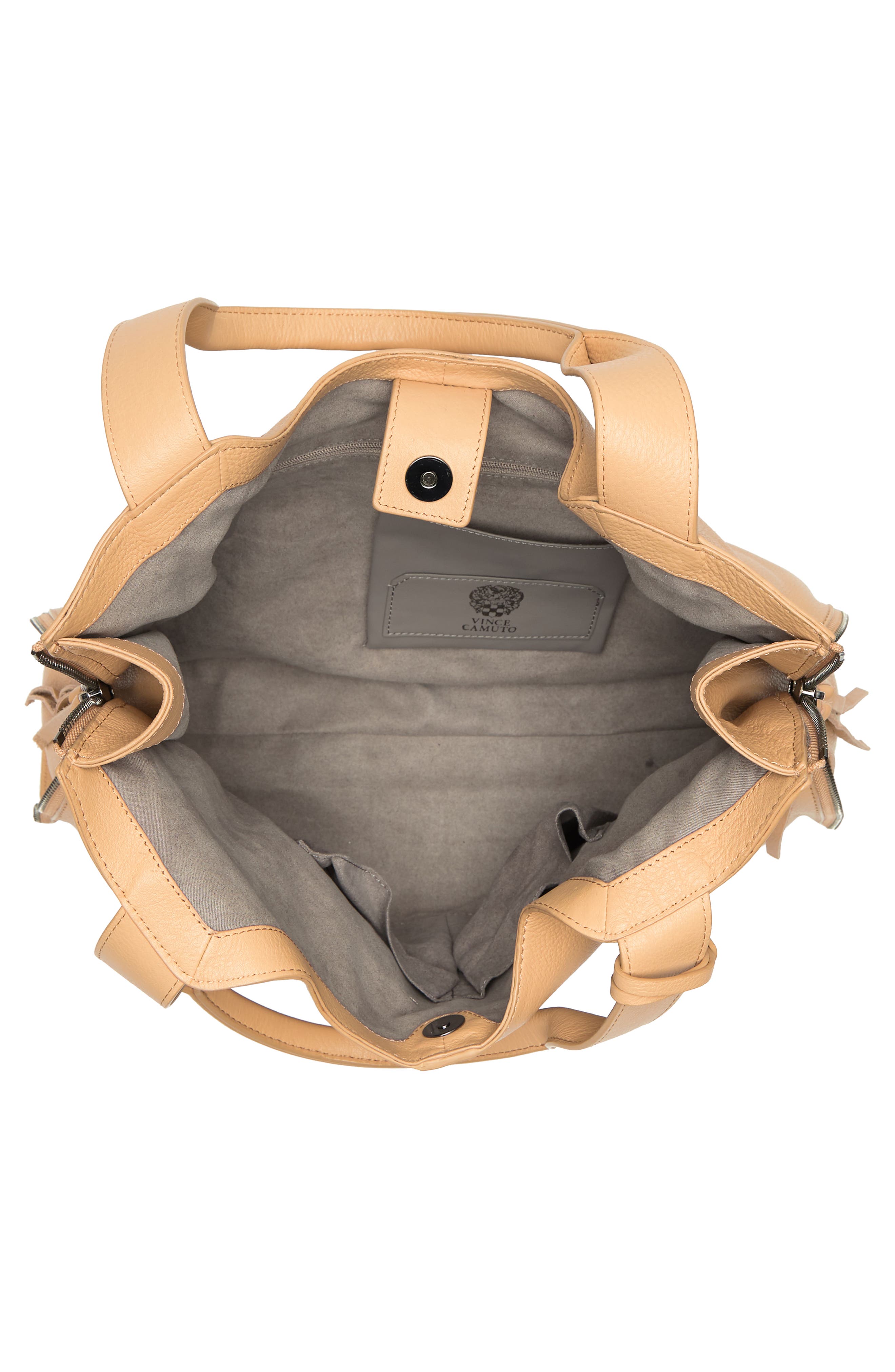 Corla Leather Tote, Alternate, color, SANDSTONE