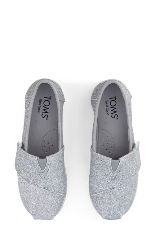 Toms Kids' Alpargata Sneaker In Silver