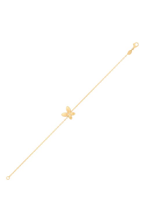 Frankie & Zoe Butterfly Chain Bracelet In Gold