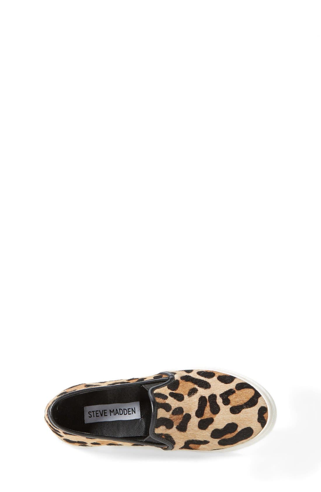 'Ecntric' Calf Hair Slip-On, Alternate, color, LEOPARD