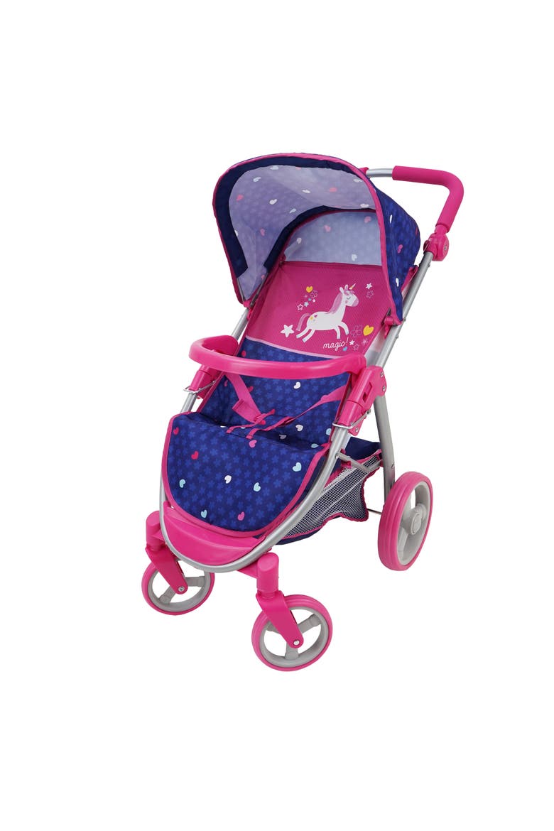 Unicorn 2In1 Baby Doll Car Seat & Stroller, Alternate, color, Multicolored