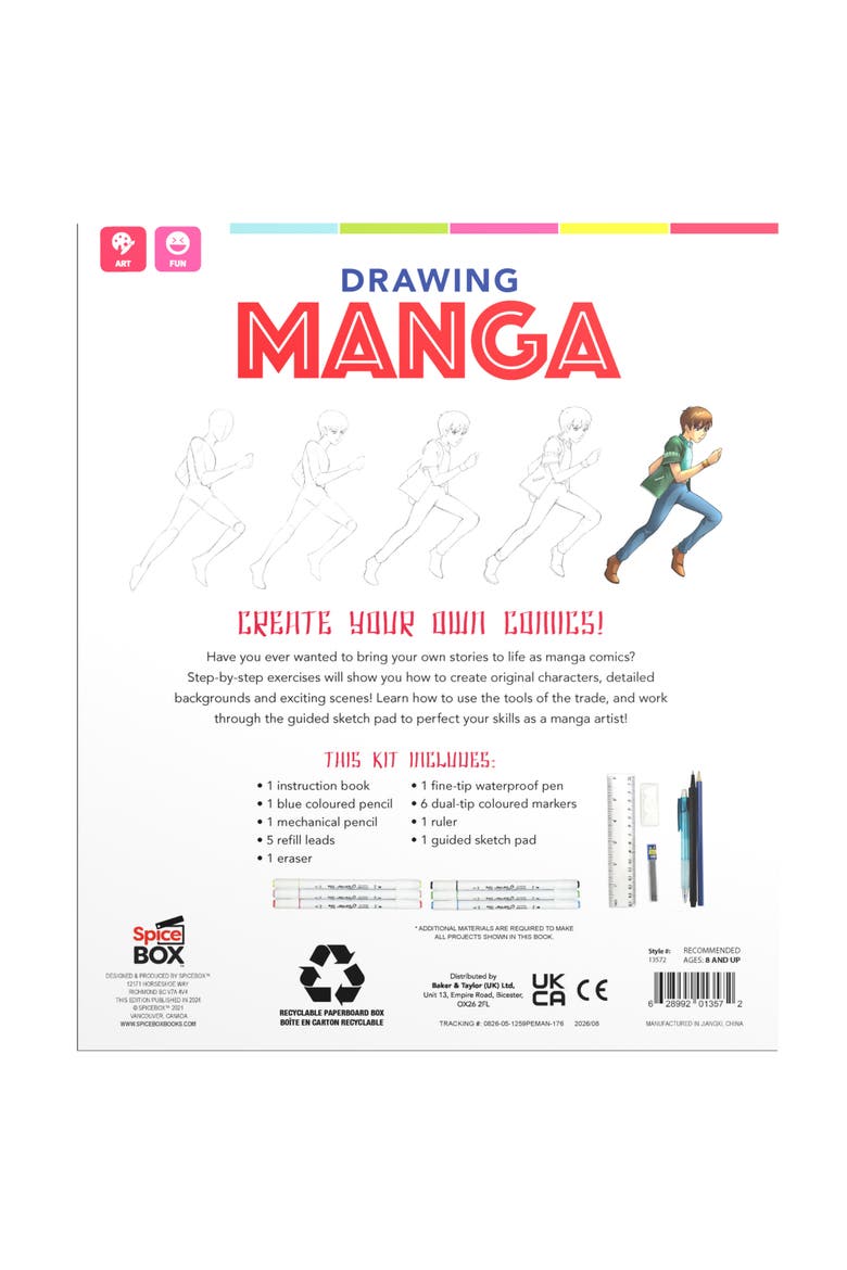 Manga Art Kit, Alternate, color, Multicolored