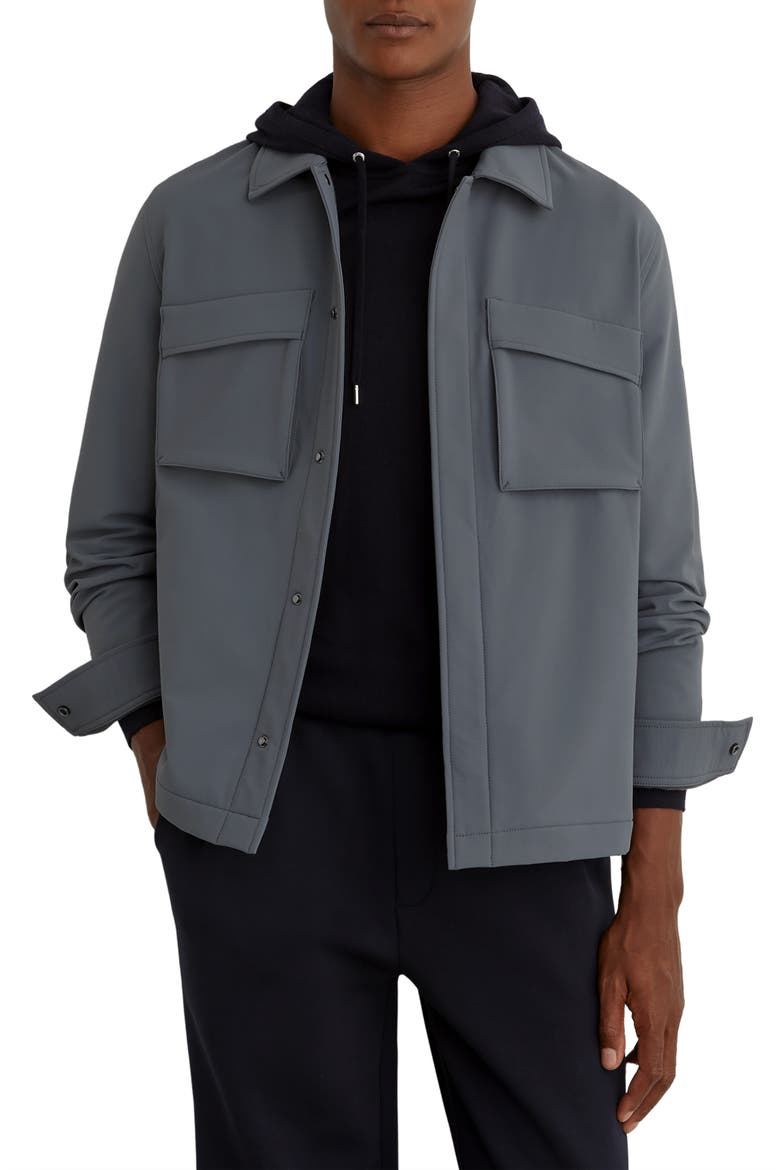 Divide Technical Overshirt, Main, color, AIRFORCE BLUE