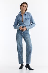 H&M Barrel High Ankle Jeans