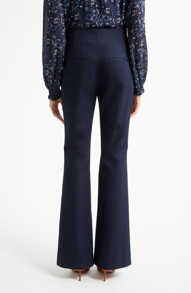 Veronica Beard Tindaya Pants, Alternate, color, Navy