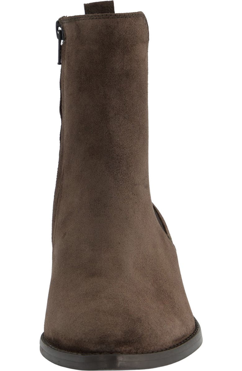 Paul Green Celina Pointed Toe Bootie, Alternate, color, Mocca Soft Suede