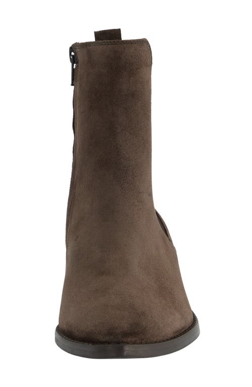Paul Green Celina Pointed Toe Bootie In Brown