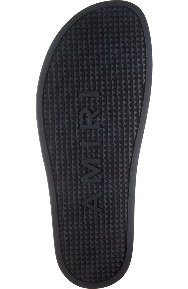 AMIRI Logo Pool Slide Sandal, Alternate, color,