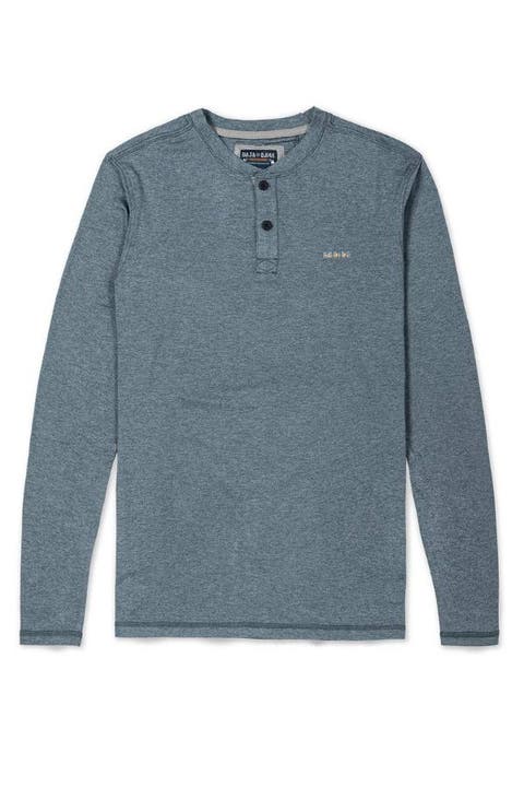 THE BORING HENLEY - HEATHER BLUE