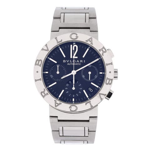 Bvlgari Bvlgari Chronograph Automatic Watch Stainless Steel 38