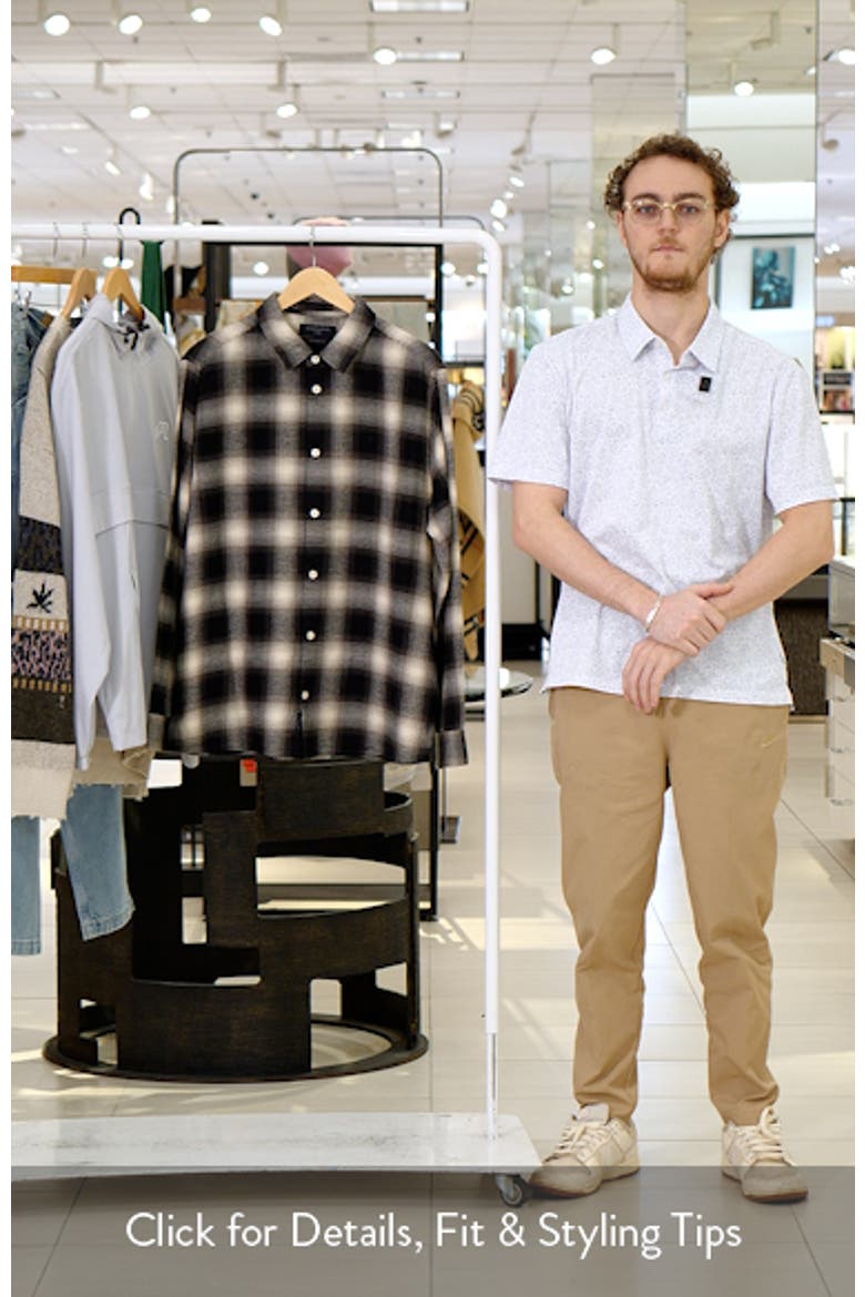 Baseline Shadow Check Cotton Button-Up Shirt video