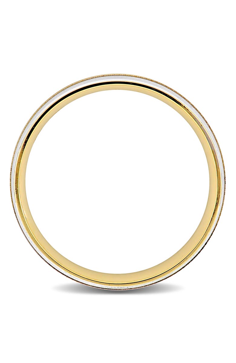 Julianna B. Men's Wedding Band 14k Two-Tone, Alternate, color, 14K Gold