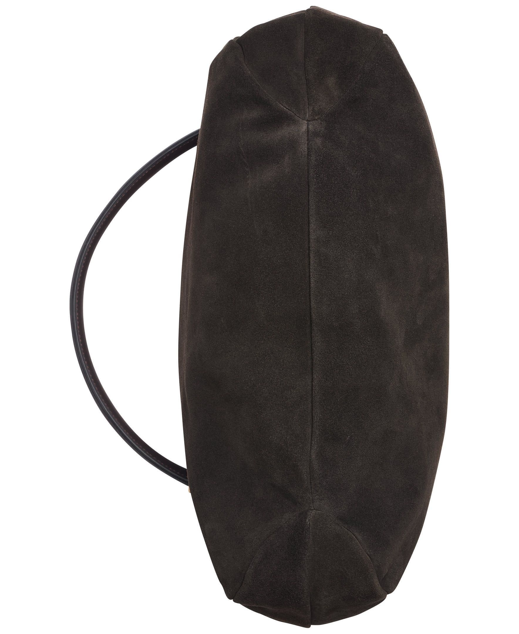 Maelynn Suede Hobo Bag, Alternate, color, Fudge
