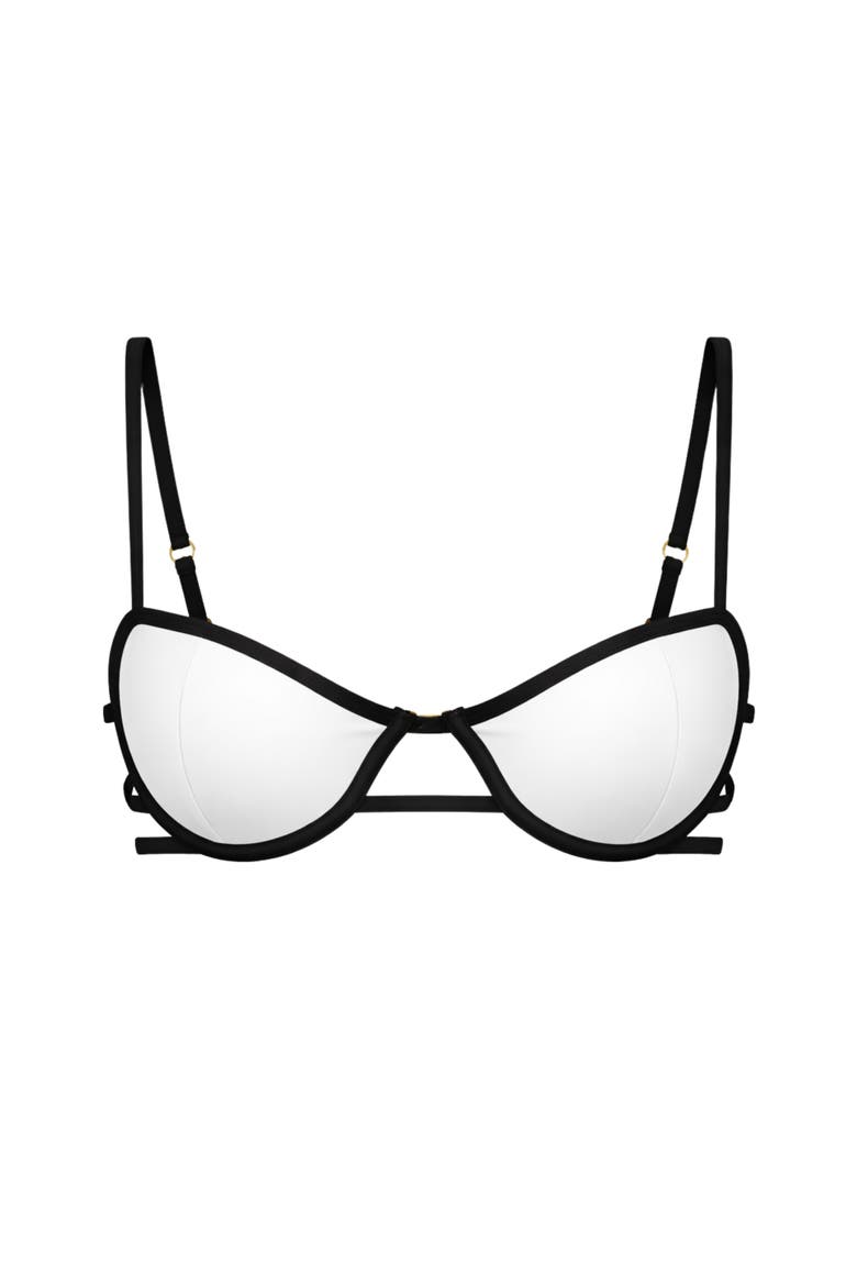 Brooke Bikini Top, Main, color, White