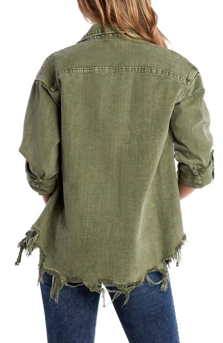 Billy T Superstar Denim Shirt, Alternate, color, Pink Olive