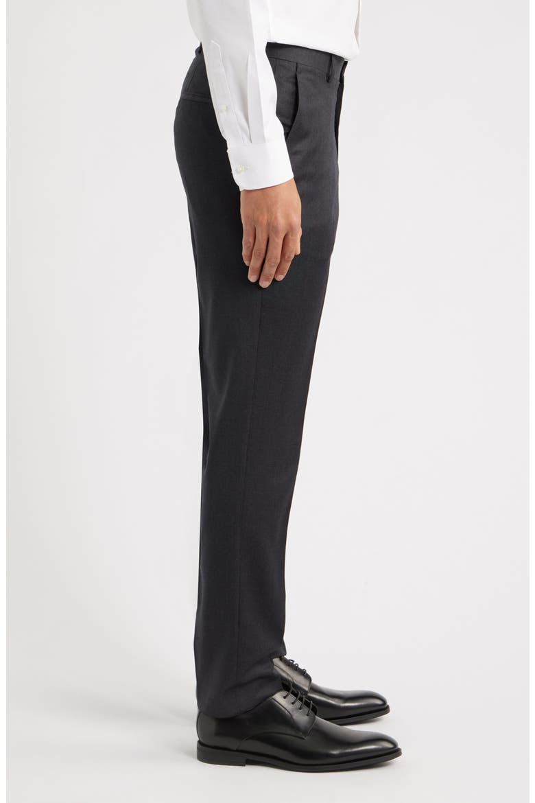 Genius Slim Fit Wool Suit Pants, Alternate, color, DARK GREY