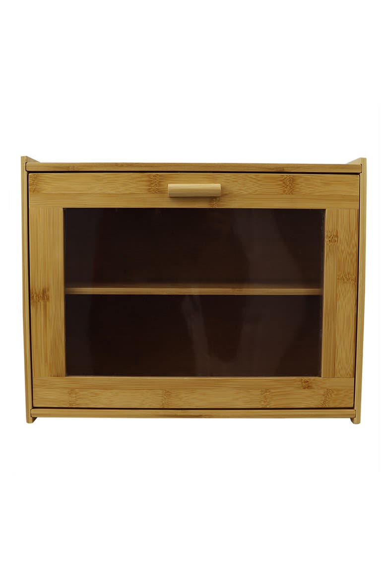 2-Tier Bamboo Bread Box, Main, color, NATURAL