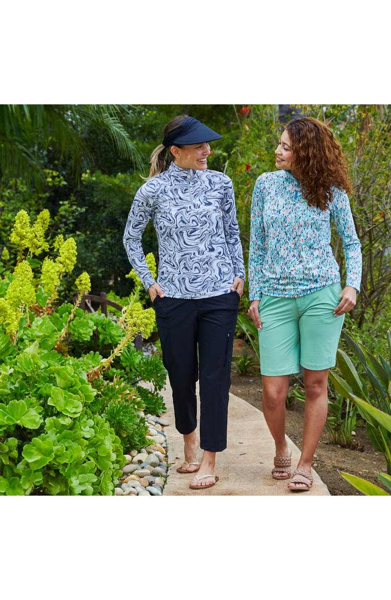 UV Skinz Walking Capris, Alternate, color, Black