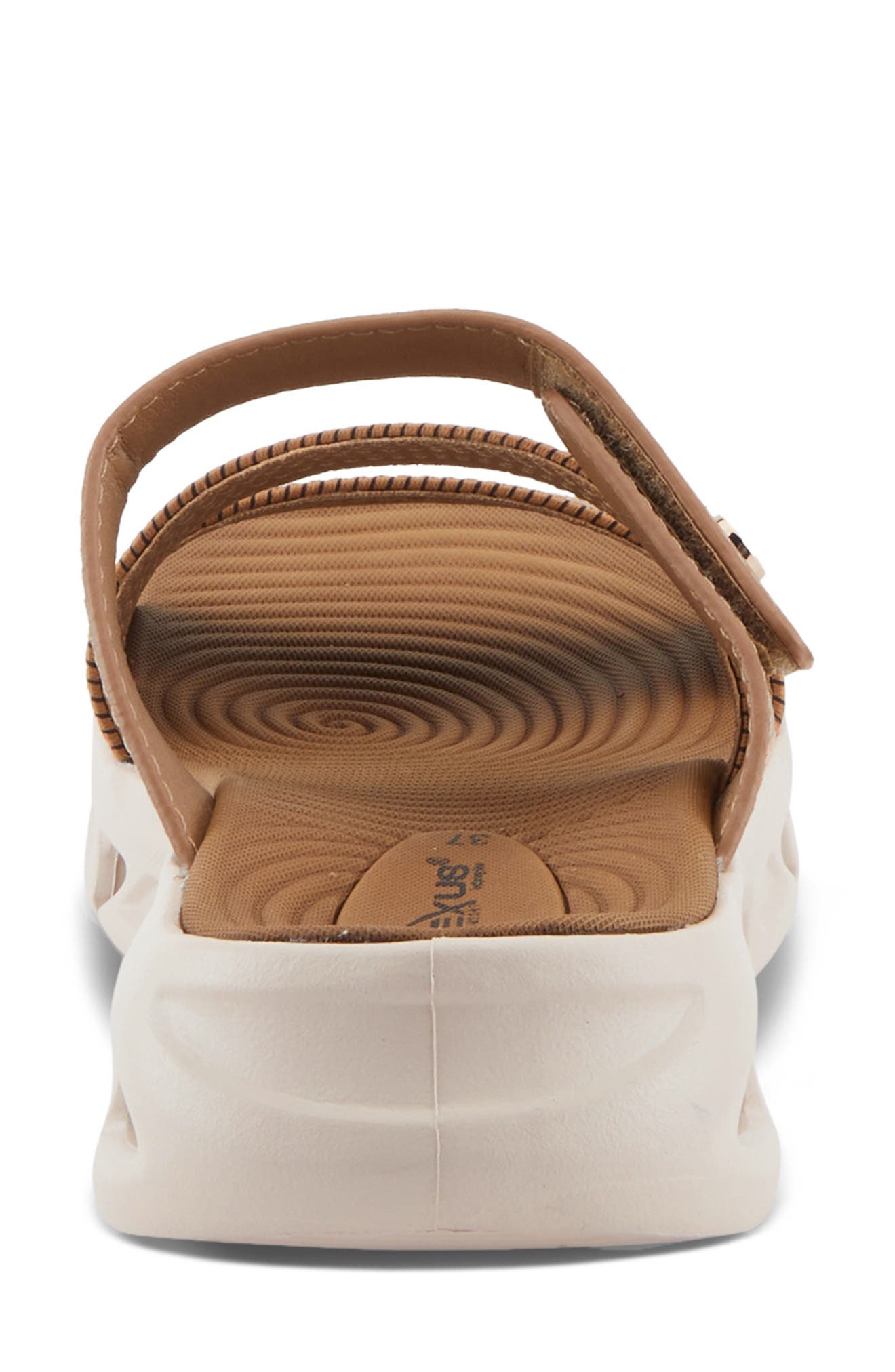 Flexus by Spring Step Galvanesa Platform Wedge Slide Sandal, Alternate, color, Tan