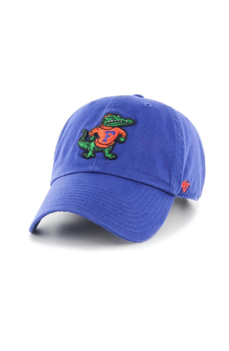 '47 Men's '47 Royal Florida Gators Vintage Clean Up Adjustable Hat, Main, color, 