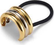 LELET NY Glossy Triple Arch Petite Cuff Ponytail Holder