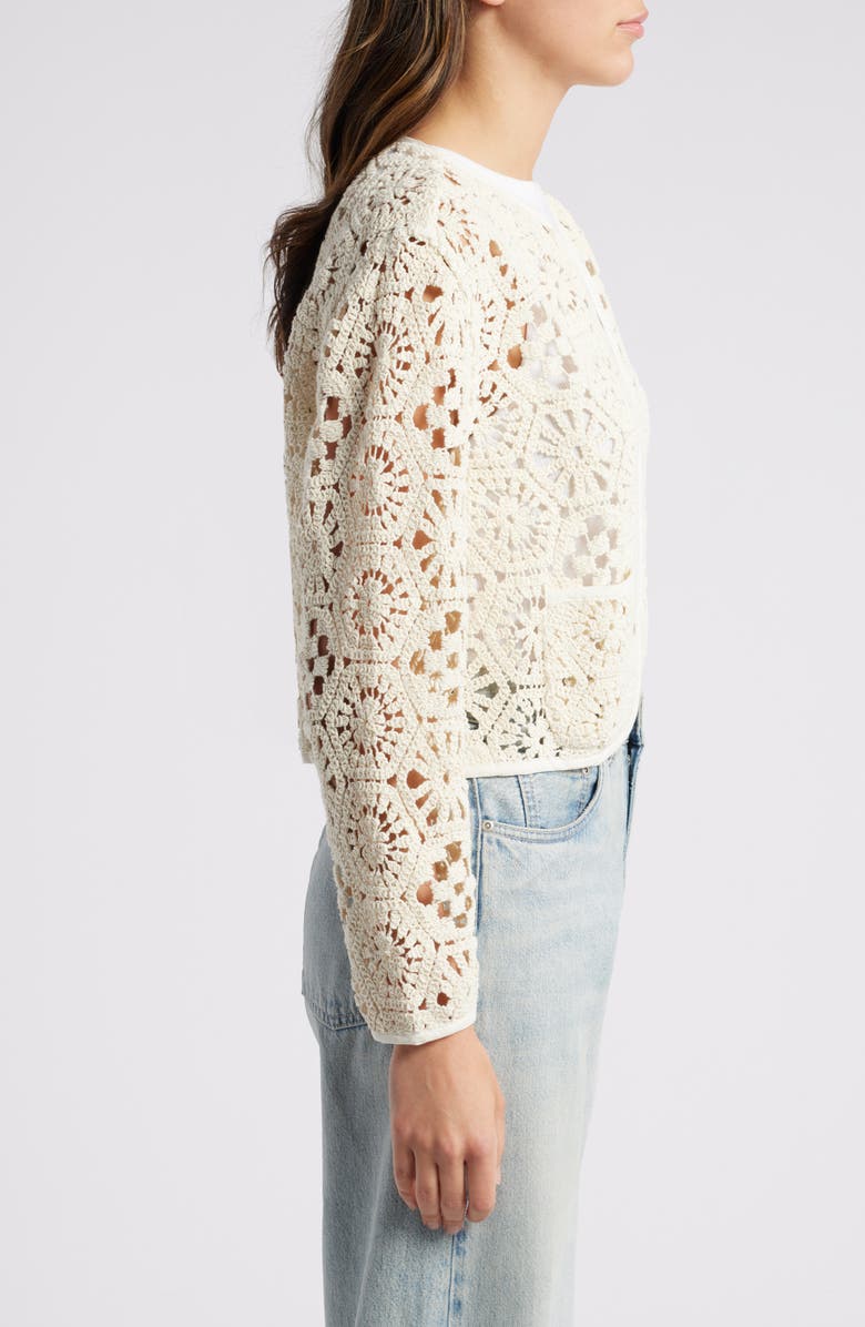 Treasure & Bond Crop Knit Jacket, Alternate, color,