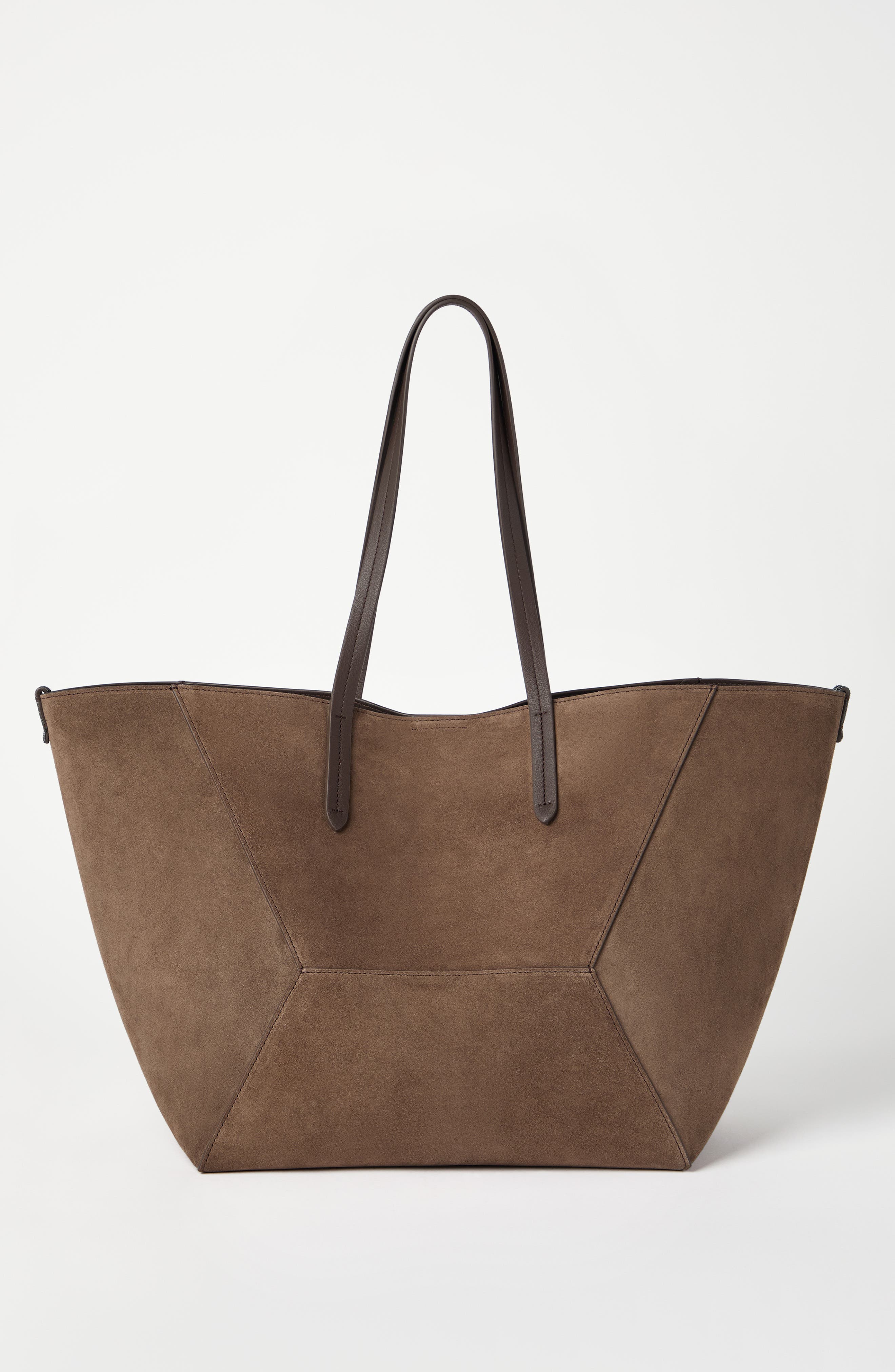 Brunello Cucinelli Suede BC Duo bag, Alternate, color, 