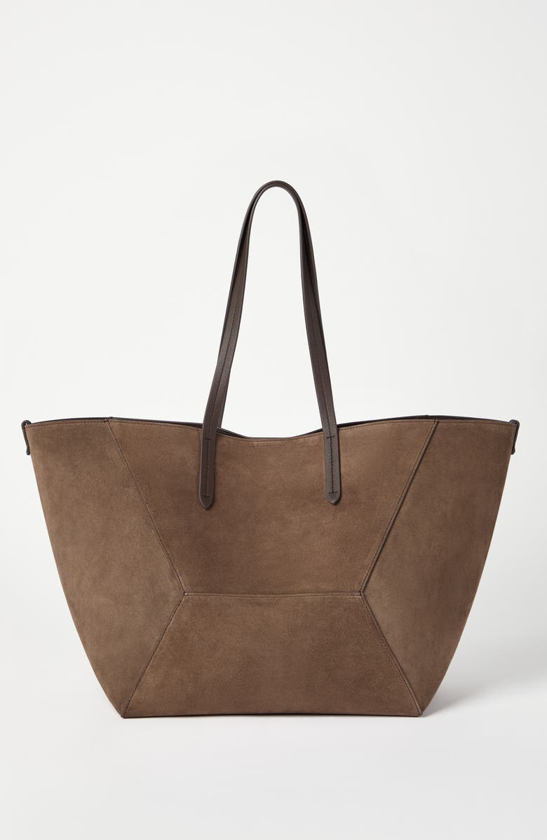 Brunello Cucinelli Suede BC Duo bag, Alternate, color,