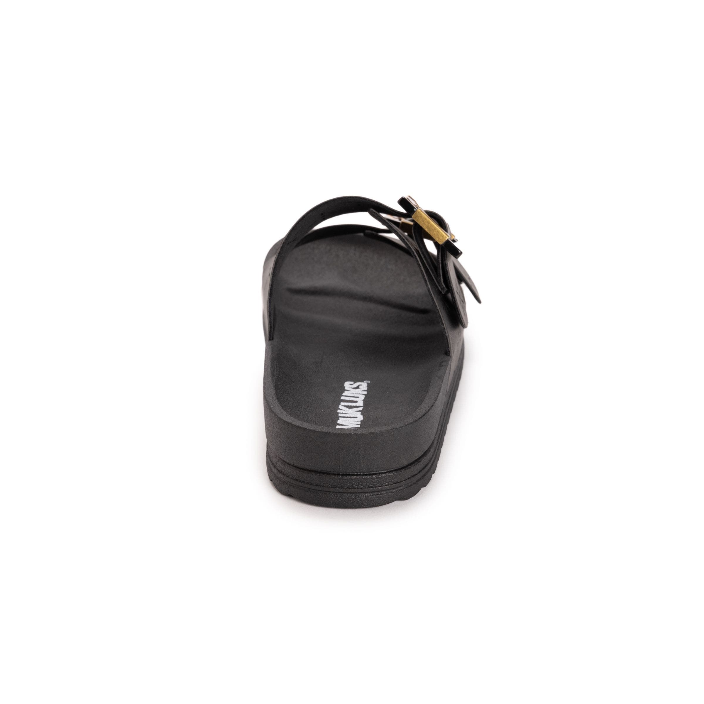 MUK LUKS Women's Grand Cayman Sandal, Alternate, color, Black Motif