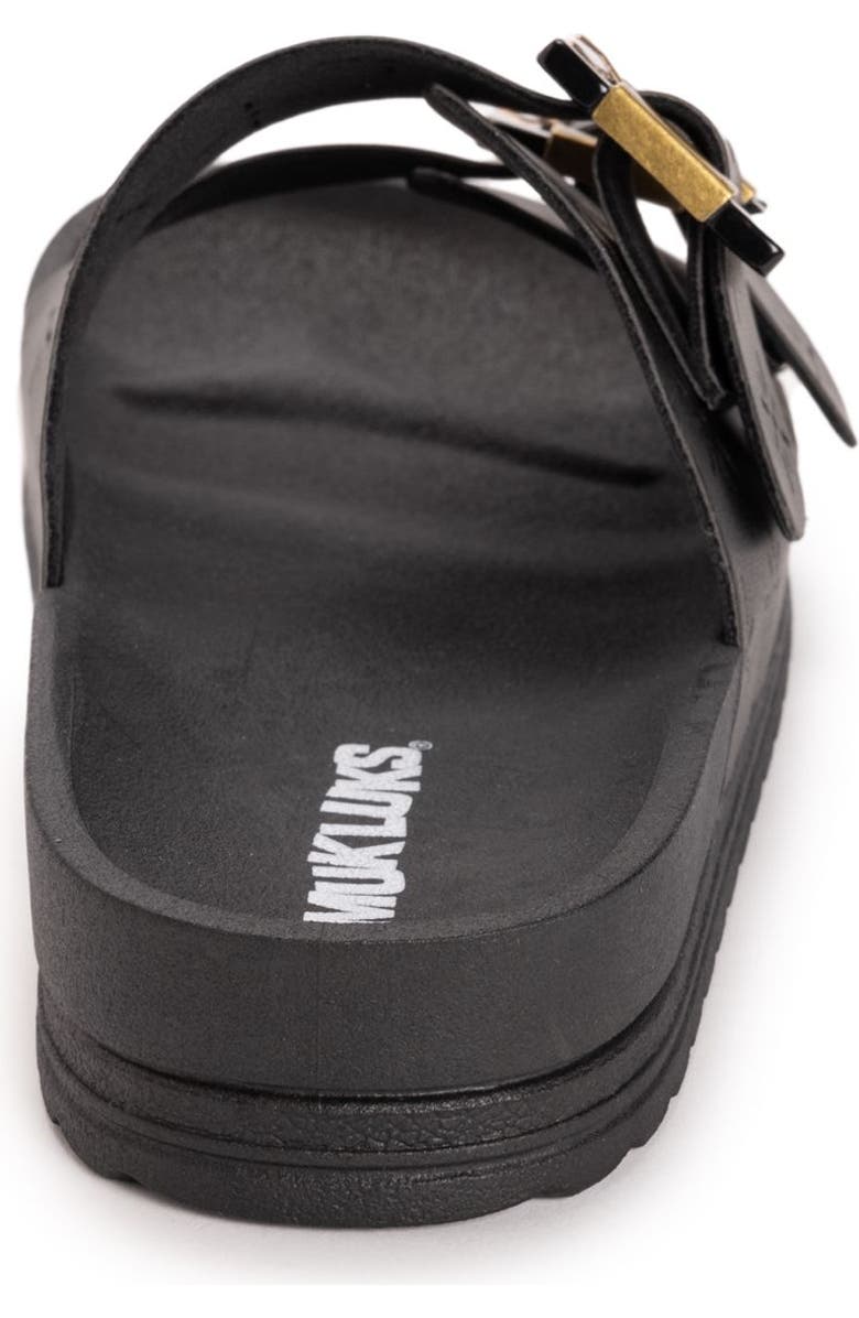 MUK LUKS Women's Grand Cayman Sandal, Alternate, color, Black Motif