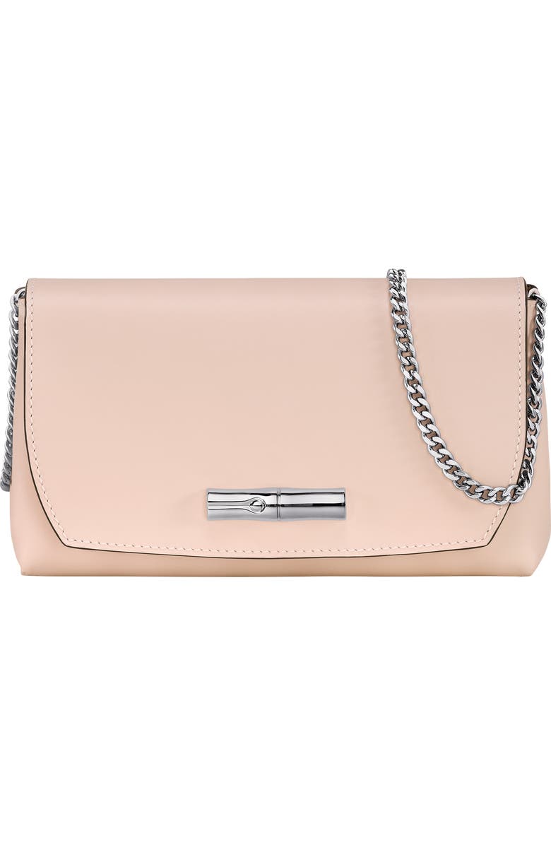 Longchamp Roseau Box Leather Crossbody Bag, Main, color,