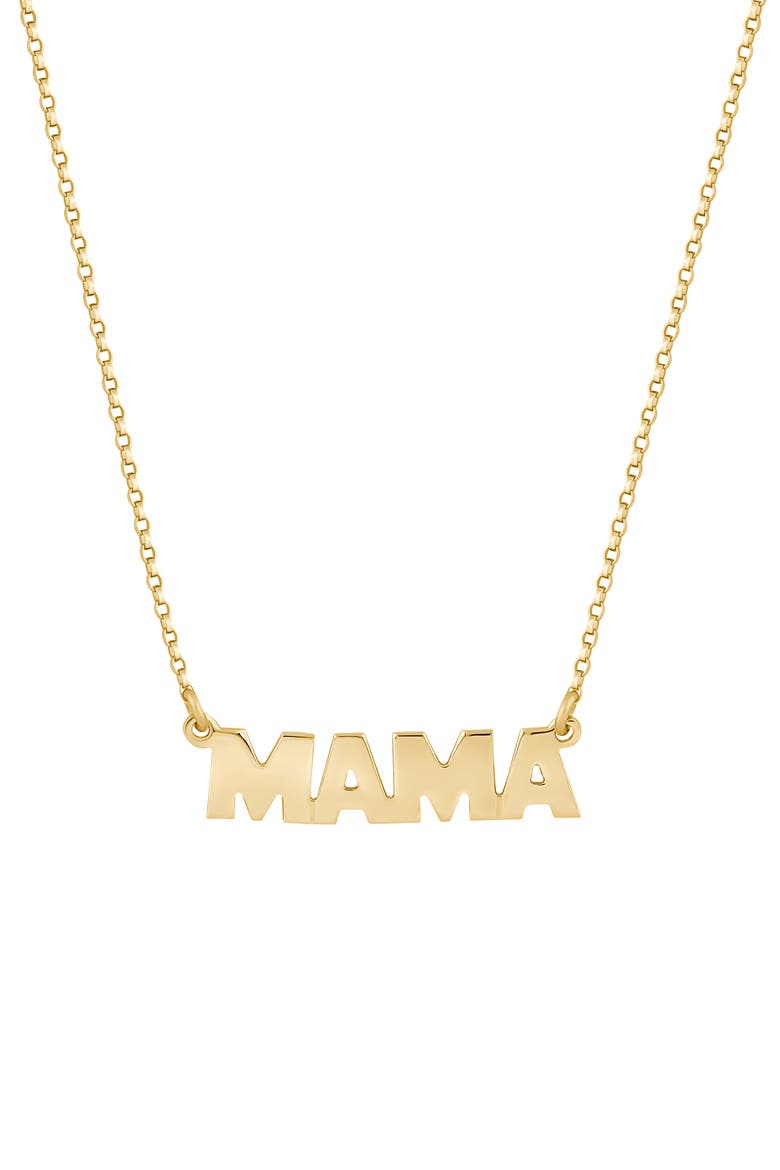Mama Necklace, Main, color, GOLD