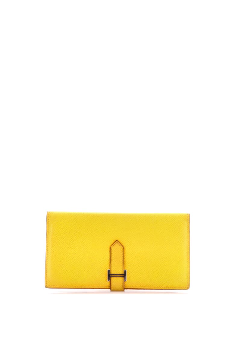 Bearn Wallet Epsom Long, Main, color, Yellow