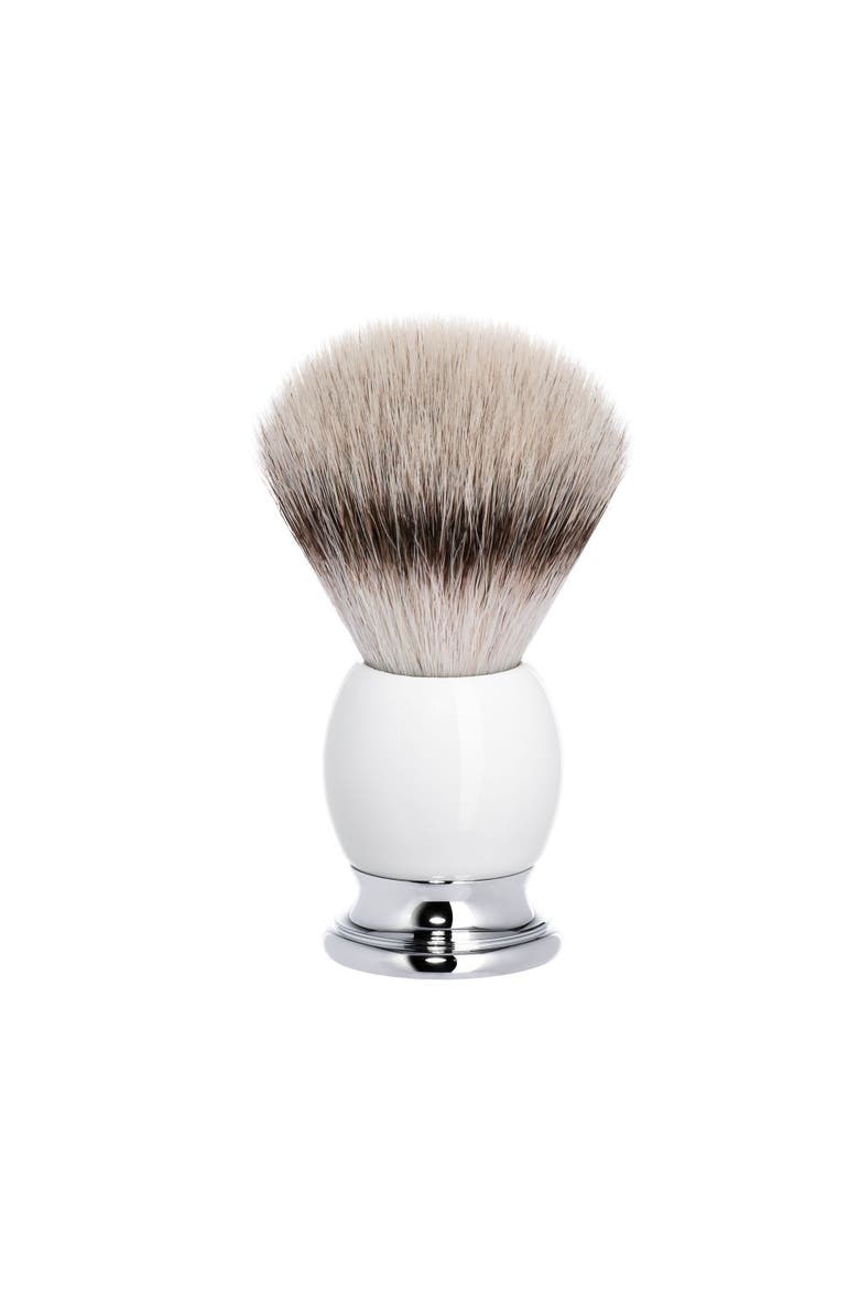 Sophist Porcelain Silvertip Fiber Shaving Brush, Main, color, White