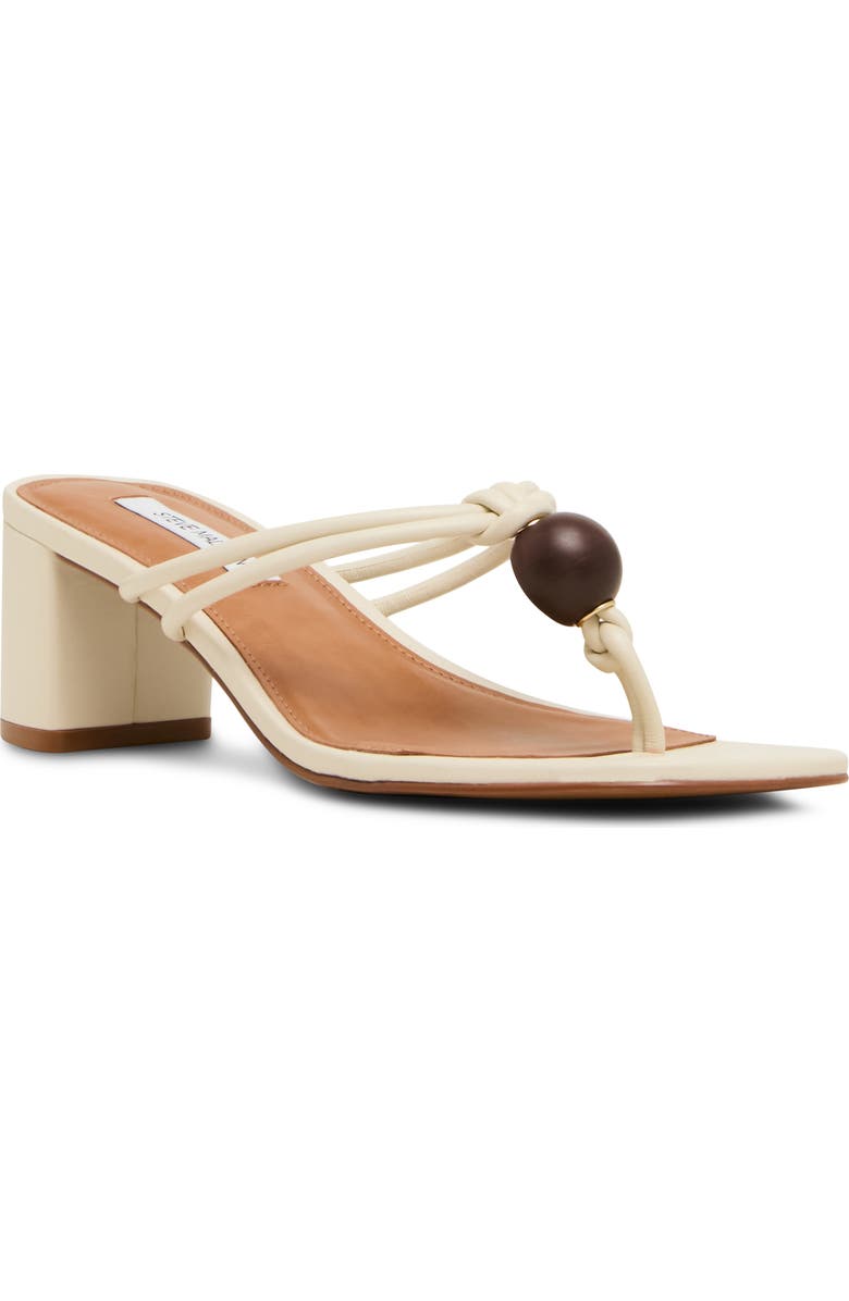 Steve Madden Remedy Block Heel Sandal, Main, color, Bone Leather