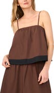 Parker Embroidered Hem Cotton Camisole