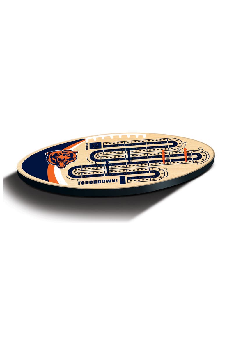 Chicago Bears Cribbage, Alternate, color, Multicolor