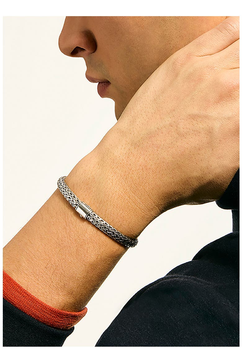 Icon Bracelet, 6.5mm, Alternate, color, SILVER