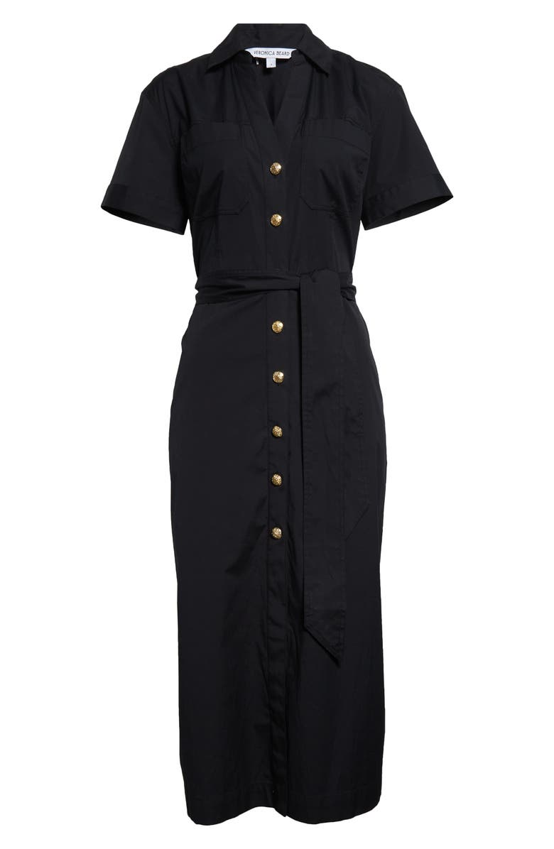 Veronica Beard Tabby Belted Shirtdress, Alternate, color, 