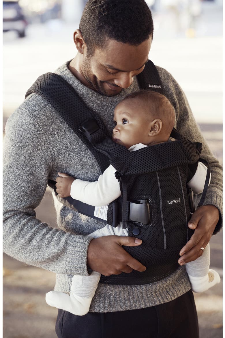 Carrier One Mesh Baby Carrier, Alternate, color, BLACK
