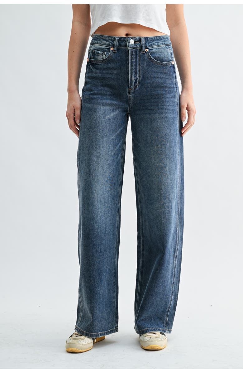 Jemina Denim High Rise Balloon Pant, Main, color, Indigo