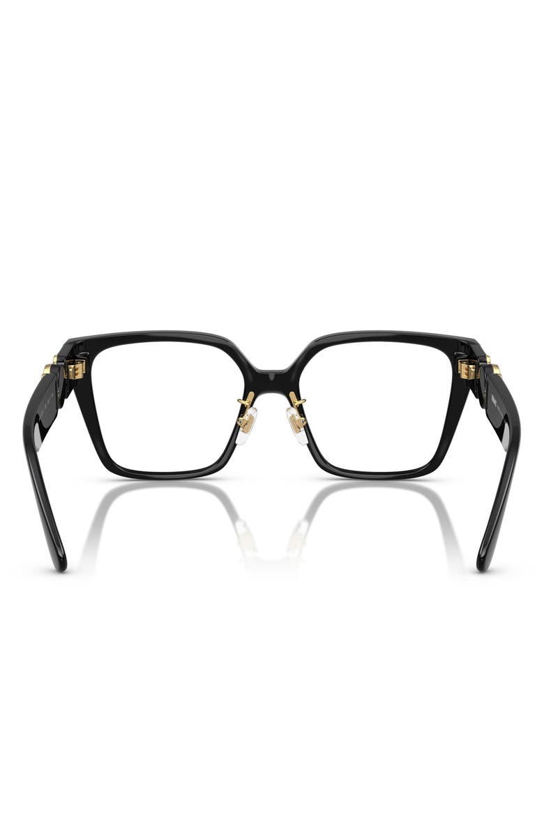 Versace 54mm Square Optical Glasses, Alternate, color, 