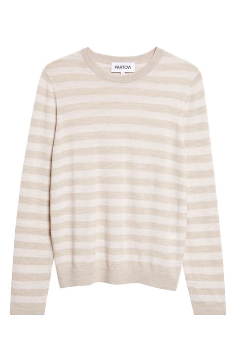 Greta Stripe Wool Sweater