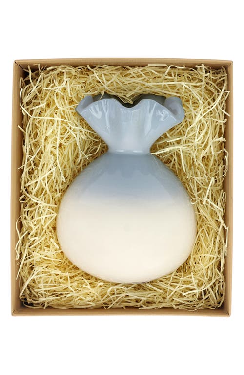 Vietri Casa Gray Bud Vase In Blue