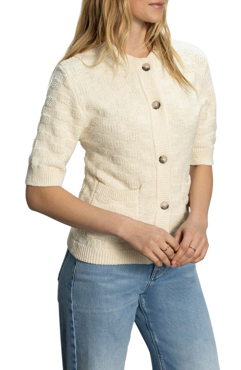 Sanctuary Short Sleeve Cardigan, Alternate, color, 