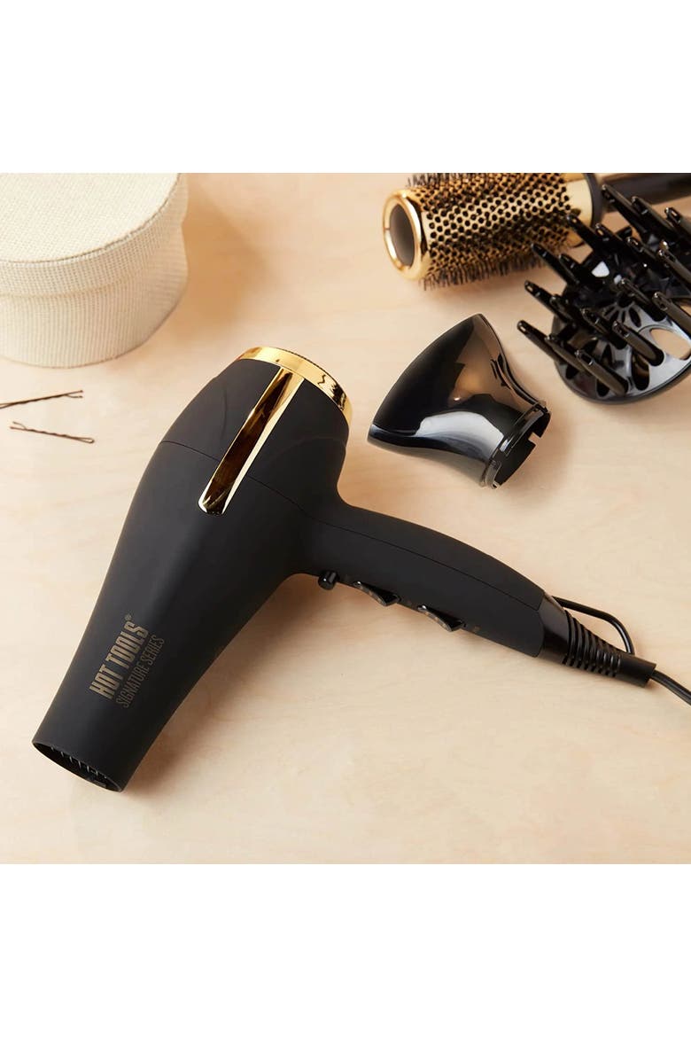 1875 Watt Salon Turbo Ionic Hair Dryer, Alternate, color, Black