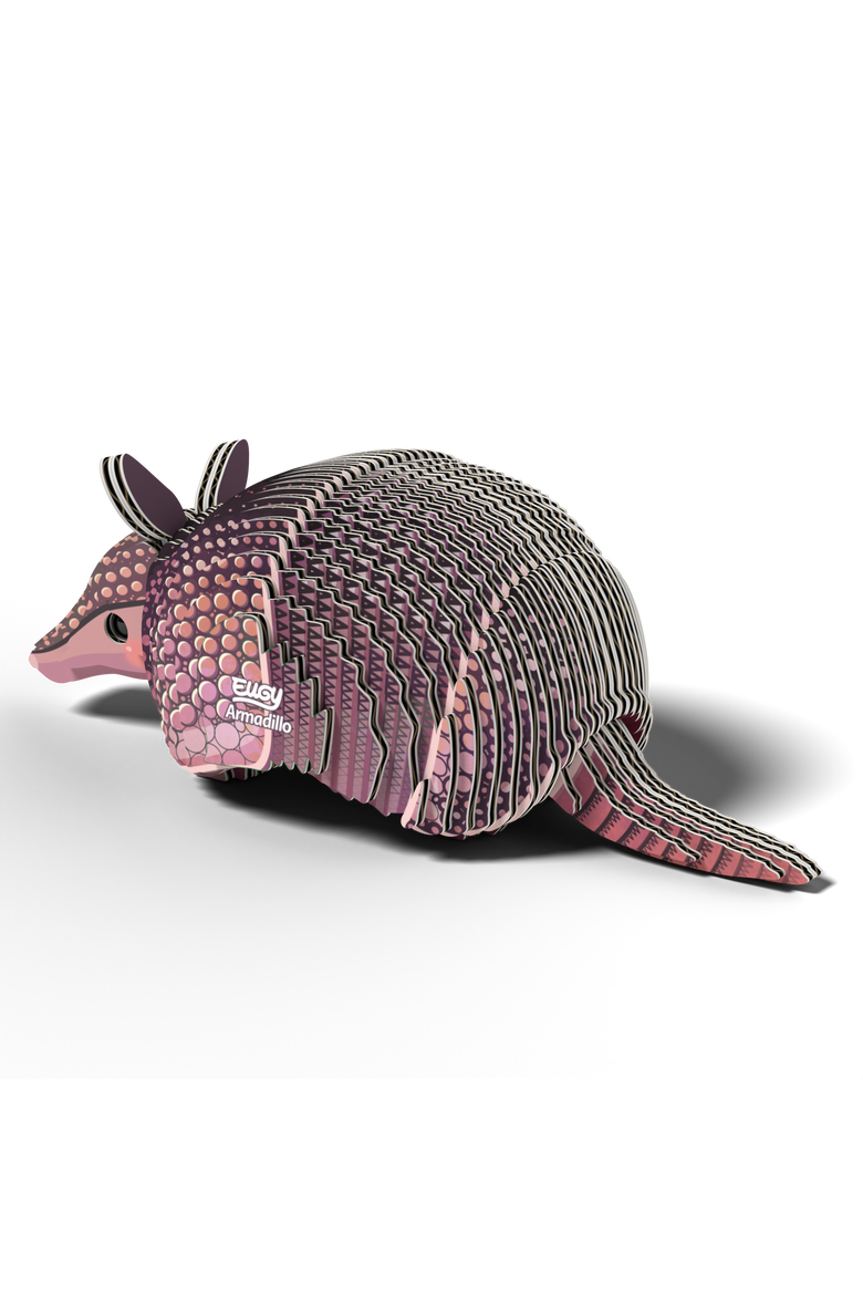 Armadillo 3D Puzzle, Alternate, color, No Color
